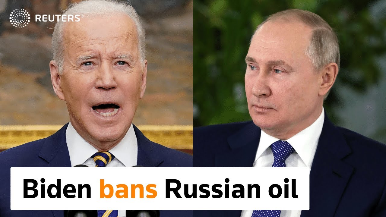 Biden Bans Russian Oil, Warns Of Higher Gas Prices - YouTube