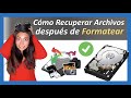 ✅ Cómo RECUPERAR archivos ✅ después de FORMATEAR | HDD, SSD y USB | EaseUS Data Recovery - 2020