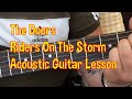 The Doors-Riders On The Storm-Acoustic Guitar Lesson.