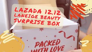 UNBOXING LAZADA (SG) 12.12 LANEIGE SURPRISE BOX!