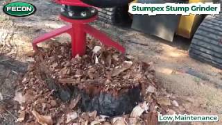 Fecon Stumpex Stump Grinder for Skid Steers and Excavators