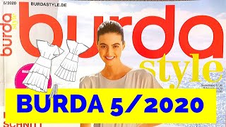 BURDA 5/2020 Magazine Browsethrough | Preview Line Drawings