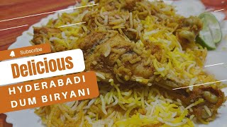 Hyderabadi Chicken Dum Biryani | Home Style Chicken Dum Biryani | చికెన్ దం బిర్యానీ #shorts