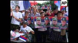 4:3 Pro-Mladic demo in eastern Bosnian town