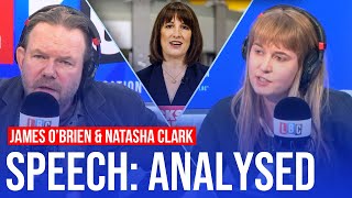 'It feels like an about-turn from the Chancellor' | Rachel Reeves' speech analysed | LBC