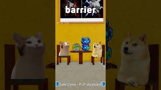 Doge used the barrier fruit 🔭🔭🔭 #robloxdoge #etovn #meme #cheems #dogememes