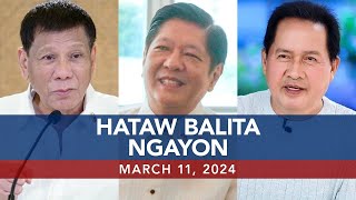 UNTV: Hataw Balita Ngayon  |  March 11, 2024