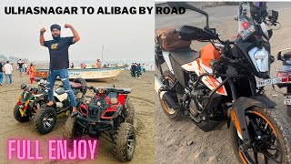 Alibag Tourist Places || Ulhasnagar To Alibaug || One Day Trip On Bike || Alibaug Beach || #ktm