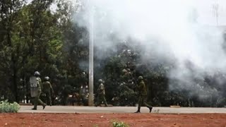 La Policía dispersa a la oposición con gases en nuevas protestas en Kenia