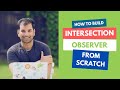 How To Build Intersection Observer From Scratch In Javascript - Frontend Interview Question Tutorial
