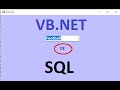 VB.NET: How COUNT rows with specific value in SQL?