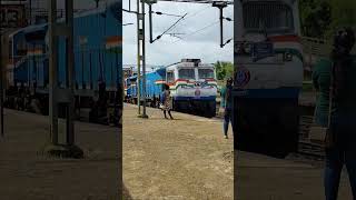 Konkan Railways Tutari express with WDP-4D | Sawantwadi road | #konkanrailways