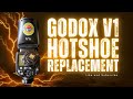 GODOX V1 HOT SHOE REPLACEMENT for Sony Mount - Madali lang pala