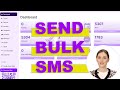 Send unlimited BULK SMS ( Scheduling SMS , Reply Automatic ) - Tutorial