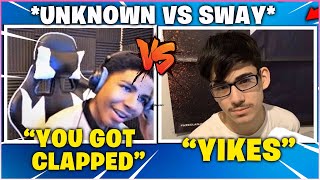 UNKNOWN *FINALLY* Challenge FaZe SWAY \u0026 His Brother To 2v2 Wagers! (Fortnite Moments)