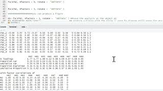 R Tutorial: Exploratory Factor Analysis (EFA)