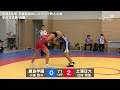 ［高校レスリング］学校対抗戦決勝｜令和4年度茨城県高校レスリング新人大会