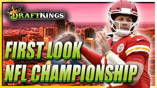 DRAFTKINGS CHAMPIONSHIP ROUND FIRST LOOK: NFL DFS PLAYOFFS