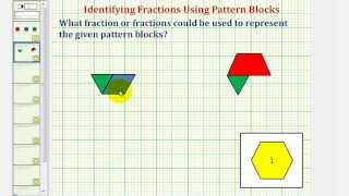 Identify Fractions Using Pattern Blocks