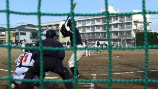 前川シャークス03　1回裏1ｱｳﾄ　ﾗﾝﾅｰ2塁　里さん　四球