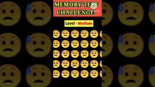 memory test challenge#shortsfeed #short #shorts #riddles #emojipuzzle #puzzlesolving