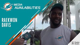 DT Raekwon Davis Meets with the Media | Miami Dolphins Training Camp