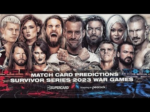 WWE Survivor Series War Games 2023Confirmed Match Card - YouTube