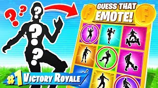 GUESS The RARE EMOTE! 3 Questions! *NEW* Game Mode in Fortnite!