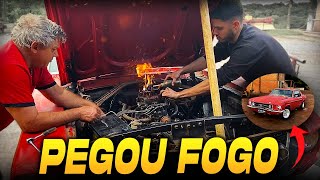 PRIMEIRA PARTIDA do Motor em 35 ANOS - Como LIGAR motor PARADO a muito tempo  - EP4 MUSTANG V8 67