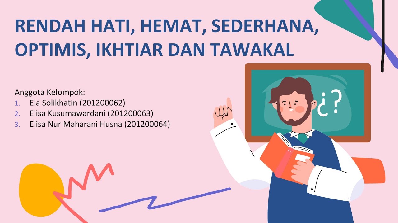 Kelompok 2 Studi Materi Di SMP: Rendah Hati, Hemat, Sederhana, Ikhtiar ...