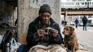 At 80, Homeless and Alone, He Saved a Stray Dog — The Collar Held a Shocking Secret