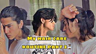My simple & genuine hair care routine part 2⏳!!!Tushuu vlogs 🫰