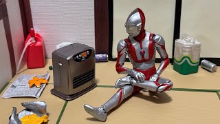 【コマ撮り】ウルトラマンVSストーブ 【Stop Motion】sloppy Ultraman VS Stove