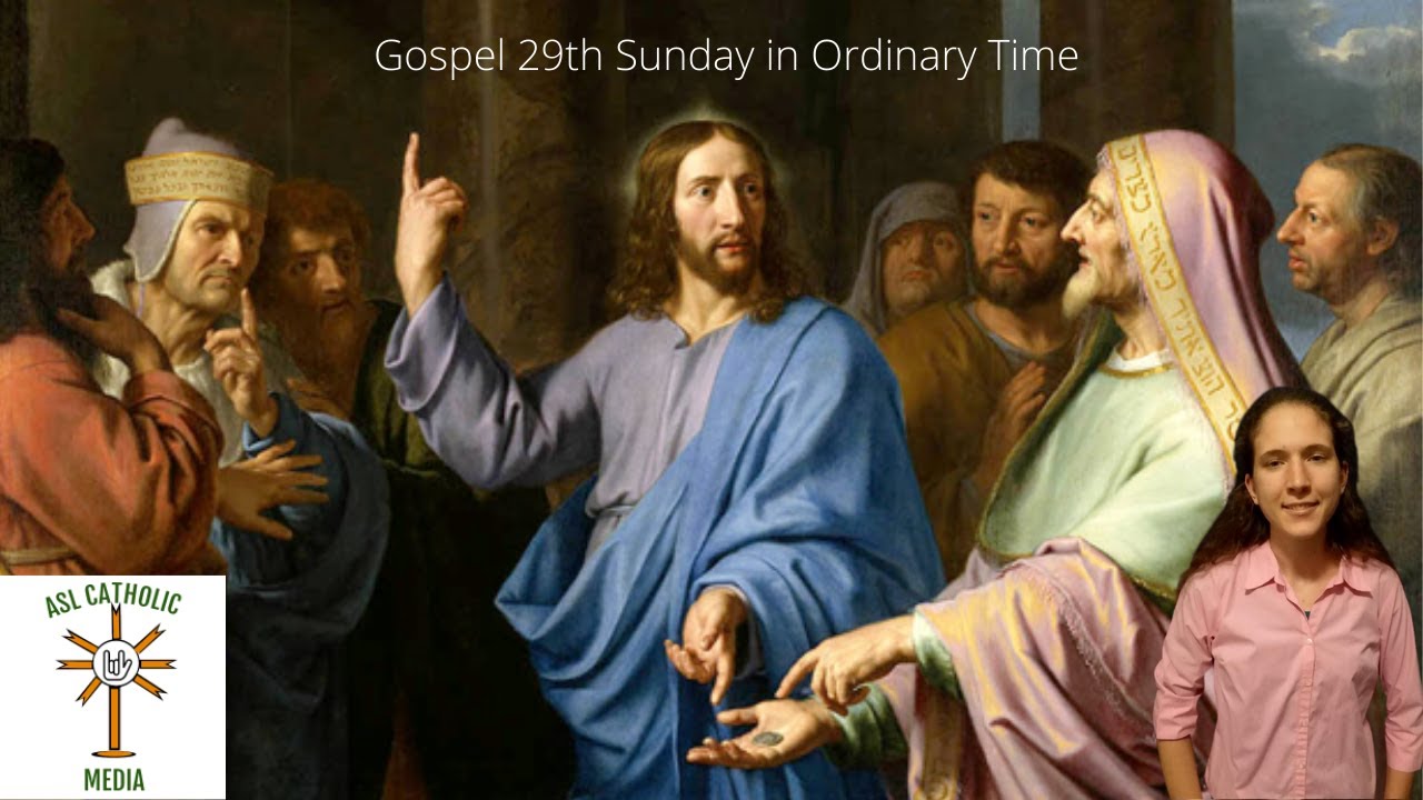 Gospel 29th Sunday In Ordinary Time - YouTube