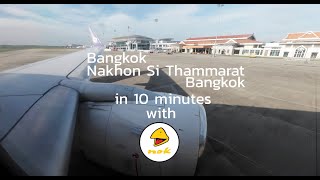 Hyperlapse Flight : DMK-NST-DMK in 10 Minutes with NOK AIR