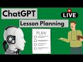 Using ChatGPT to Create a Lesson Plan