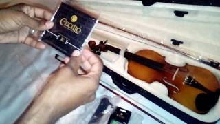 Unboxing Violin Cecilio CVN 500 (ESP)