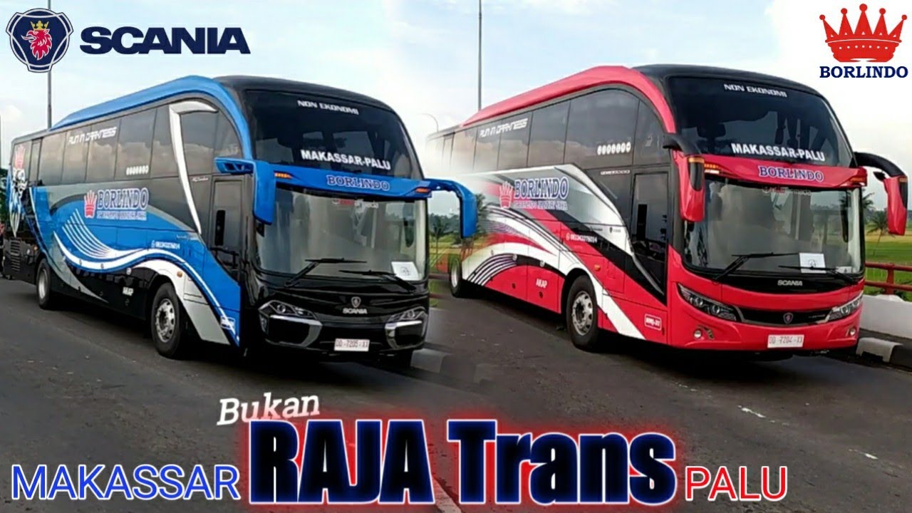 Rilis 2 Unit Terbaru Bus BORLINDO || Evolander SHD & Skylander SHD ...