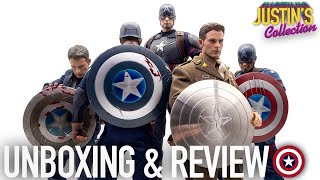 Avengers Endgame Captain America 1/6 Scale Shields Unboxing \u0026 Review