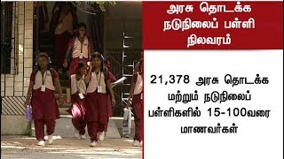 அரசு தொடக்க மற்றும் நடுநிலைப் பள்ளிகளின் நிலவரம்! | #Education #Schools #Students #primarySchool