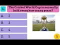 Quiz on sports #3 | Sports Gk Questions and Answers in english