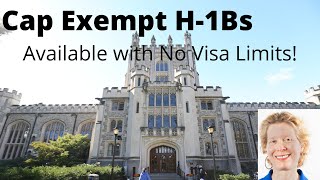 Cap Exempt H-1Bs: No limit on Visa Numbers!