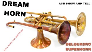 Say hello to this amazing beautiful 3-belled beast from Mike Del Quadro: ACB  Show and tell #trumpet