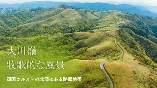 マイナーな絶景スポット「大川嶺」をドローンで空撮【愛媛県久万高原町】