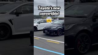 Toyota’s new convertible!?