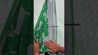 Saree chest pleat allignment for Lean \u0026 big person|saree tips|saree hacks|Saree tricks|