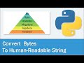 Convert  Bytes To Human-Readable String (Kb, Mb, Gb ...) With Python