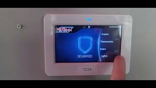 Re-Enable Zone Monitor for Chime Feature - DMP Touchscreen Keypad - Residential