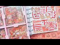 ┆♡ Red Journal ❤🍎🍒 || Journal Sticker Asmr 💐✨