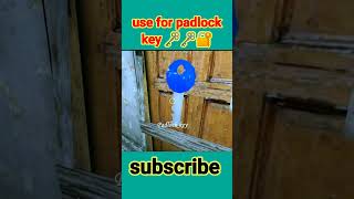 Use for padlock key on the door 🤔 | #short